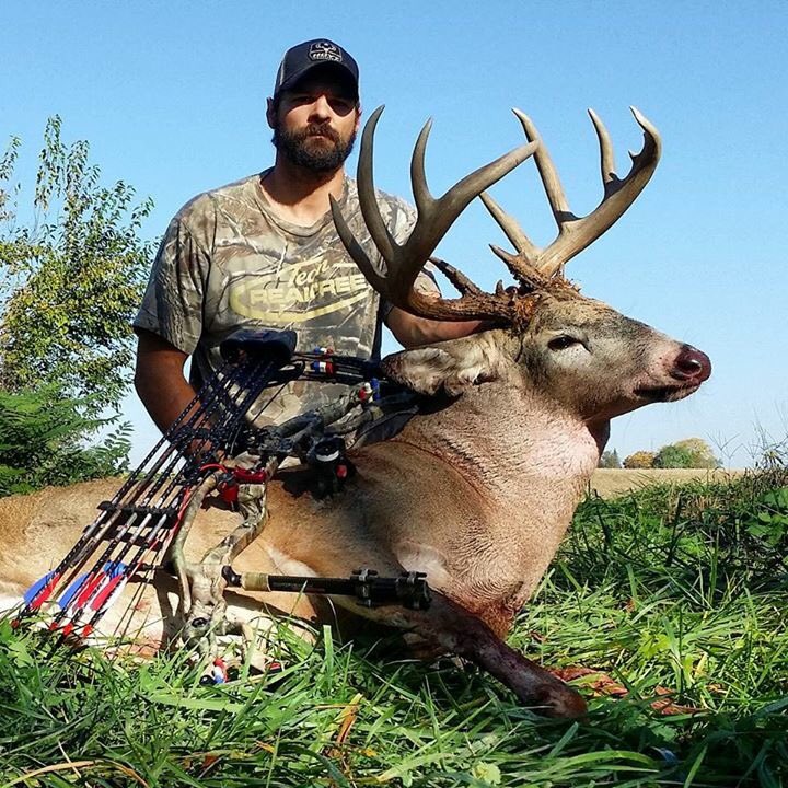 Mark Elinski's 2016 Buck Pole entry! 166 1/8 Ohio giant! Don't forget to enter your deer for great prizes! lifestylelost.com #buckpole