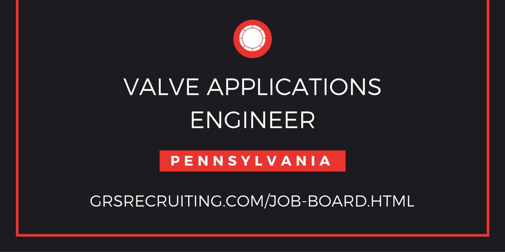 GRSRecruiting's tweet photo. GRS is seeking a Valve Applications Engineer in PA https://t.co/PC7V5VuKhR #ValveEngineer #EngineeringJobs #CareerSearch https://t.co/CBnxmILYM4