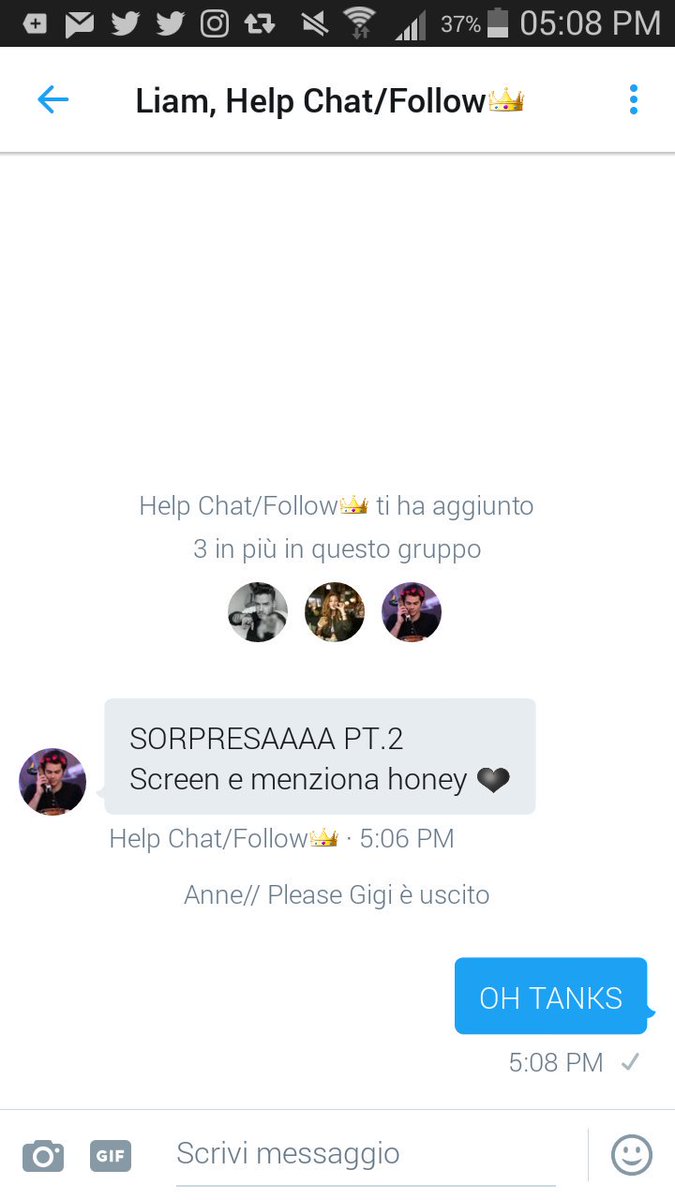 THEOBSESSIONIAN's tweet photo. @wegivecutiechat grazie 😍😍😍😍😍😍 https://t.co/8frBRPeG8x
