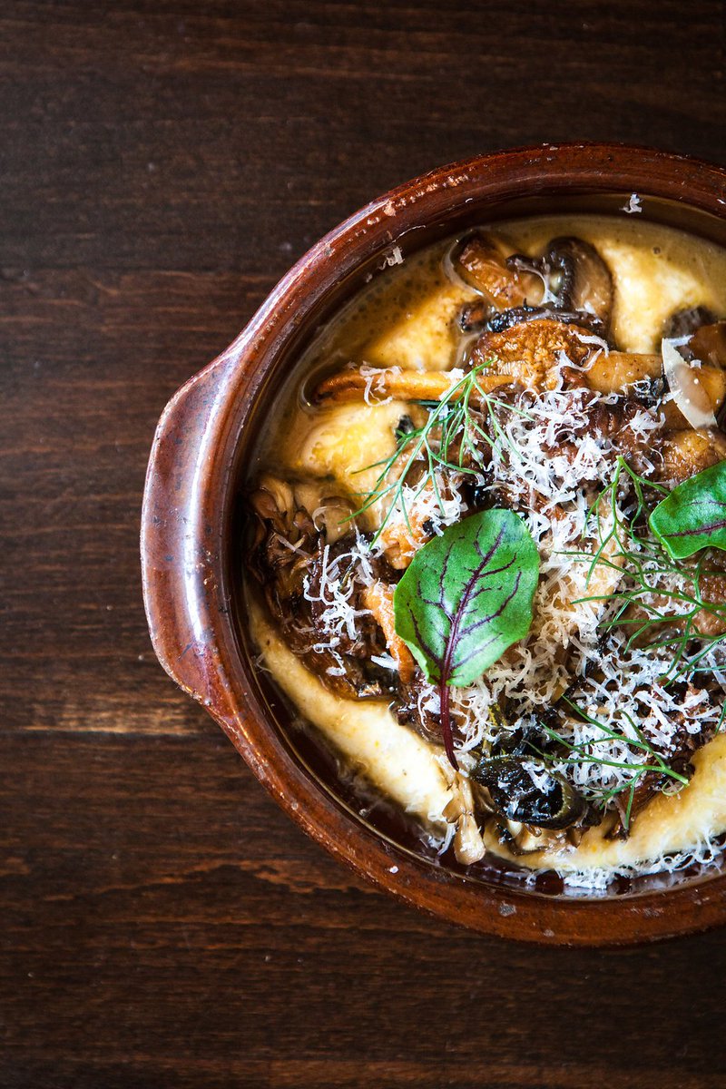 Wild Mushrooms and Polenta front and center for Meatless Monday #unionpasadena #meatlessmonday