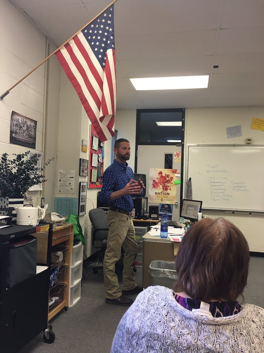pjrial's tweet photo. Troy Long discussing Project Based Learning. #mcsdpbl https://t.co/5VOlzscgQU
