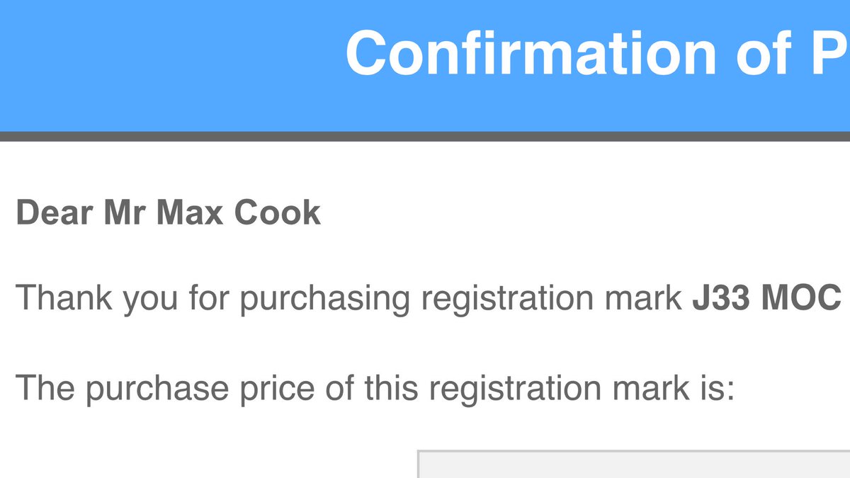 276Max's tweet image. Plates purchased, she deserves private plates!