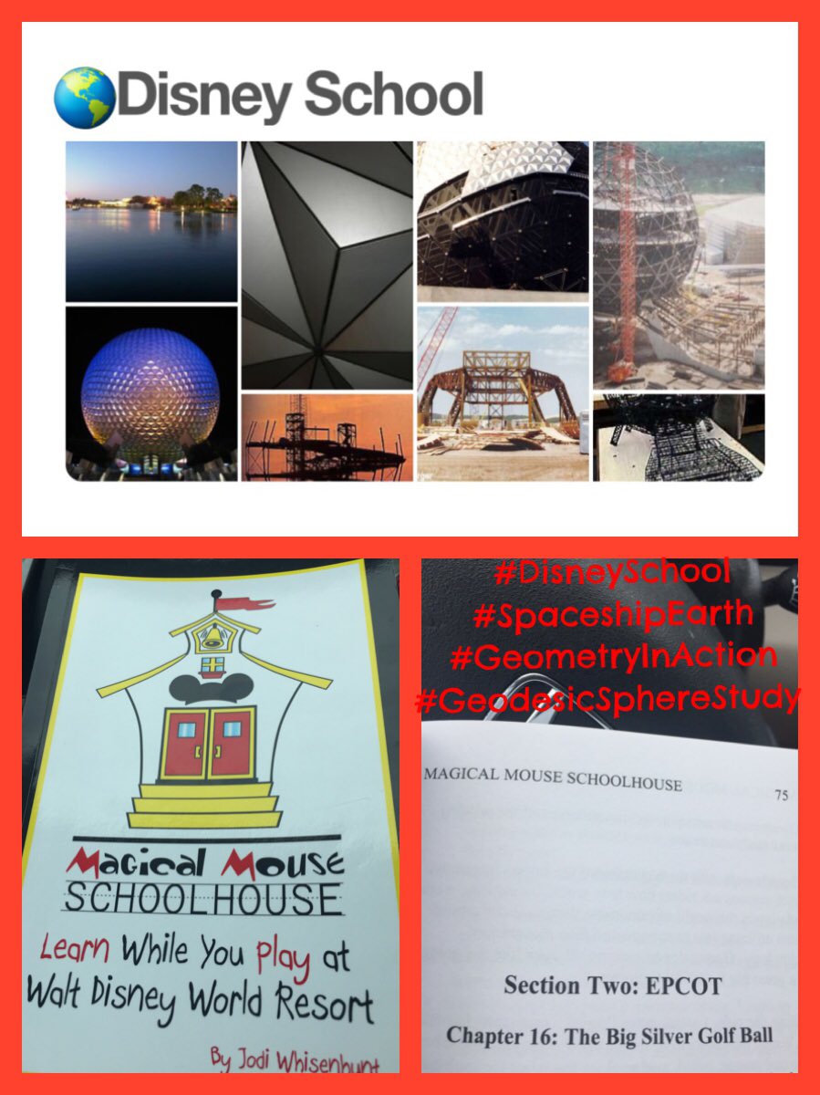 F5th's tweet image. .@MagicalMouseSch #DisneySchool #SpaceshipEarth 
#GeometryInAction #GeodesicSphereStudy #EPCOT @WaltDisneyWorld