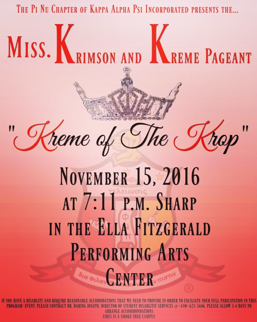 HEARTFILMMAKER's tweet photo. #UMES This Tuesday at 7:11 Pm in the PAC #KappaWeek2k16 https://t.co/HQrYlc6iaK