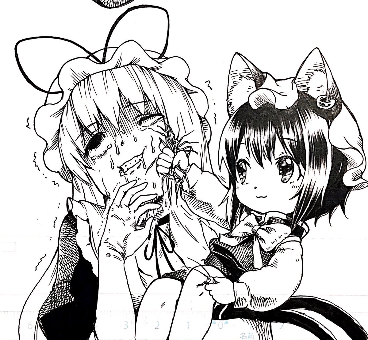 @4zyun_pe 「食べる?」「ゆるして」 