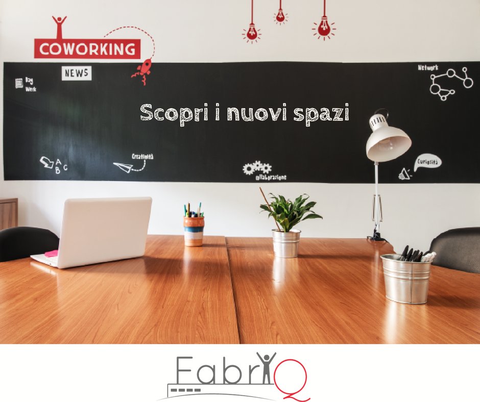 FabriQMi's tweet photo. Un ambiente di lavoro stimolante? Scopri i nuovi spazi di @FabriQMi https://t.co/XRhF33IEQr #coworking #salaeventi #arearelax https://t.co/TahWcAVtXb
