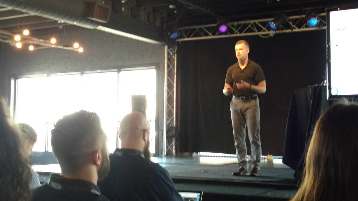 State_of_Search's tweet image. .@gmehrguth is giving great tips on #LocalPPC and overlap with #LocalSEO! #StateofSearch