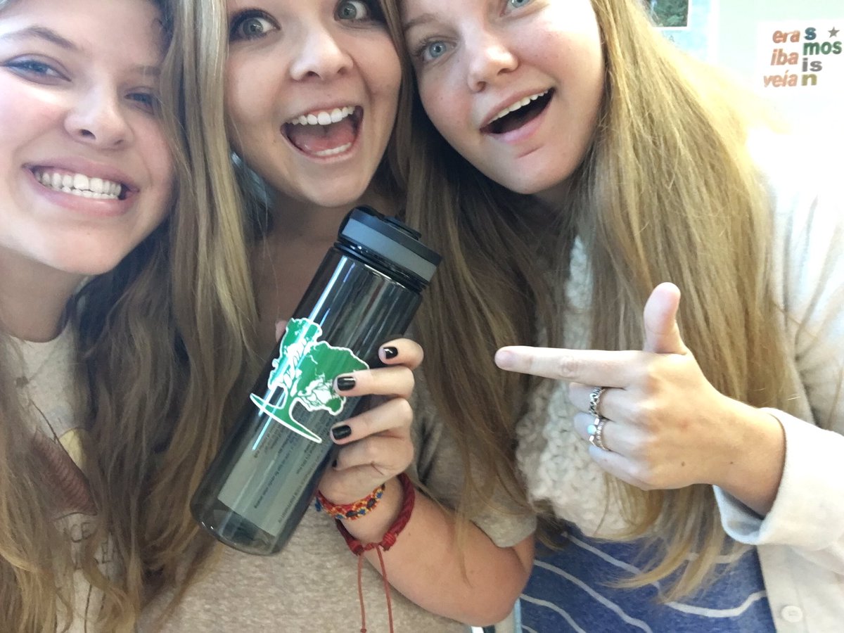 NOHSGoGreen's tweet photo. tomorrow is America Recycles Day! We will be selling water bottles at lunch for $10, stickers for $1. https://t.co/u8qRsJNyiW