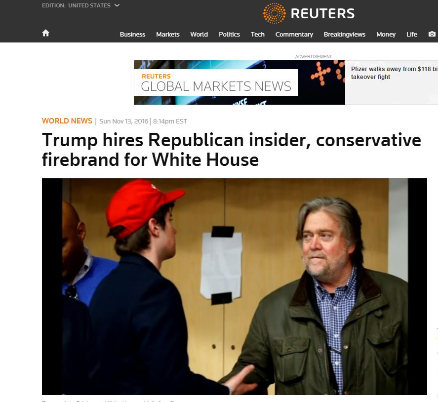mmfa's tweet photo. Major news outlets say the president elect making the head of a white nationalist website is is not headline news https://t.co/Cx8I75Kd2c https://t.co/fMMxSoBa6Y