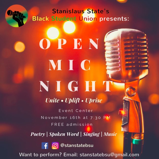 MiShady_Lady's tweet image. FREE FOOD AND SHOW THIS WEDNESDAY #stanstateBSU