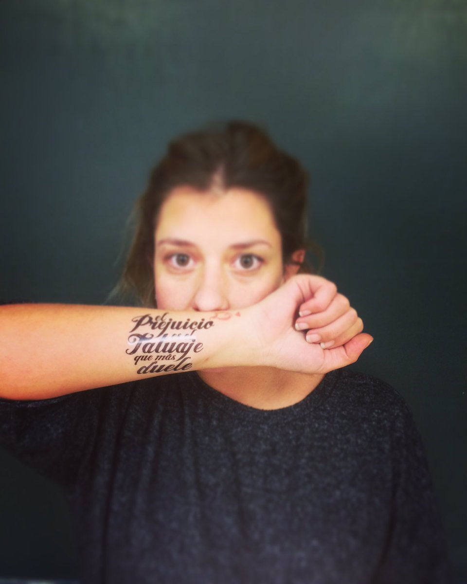 El prejuicio es el tatuaje que más duele 💪🏼 #ElTatuajeQueMásDuele