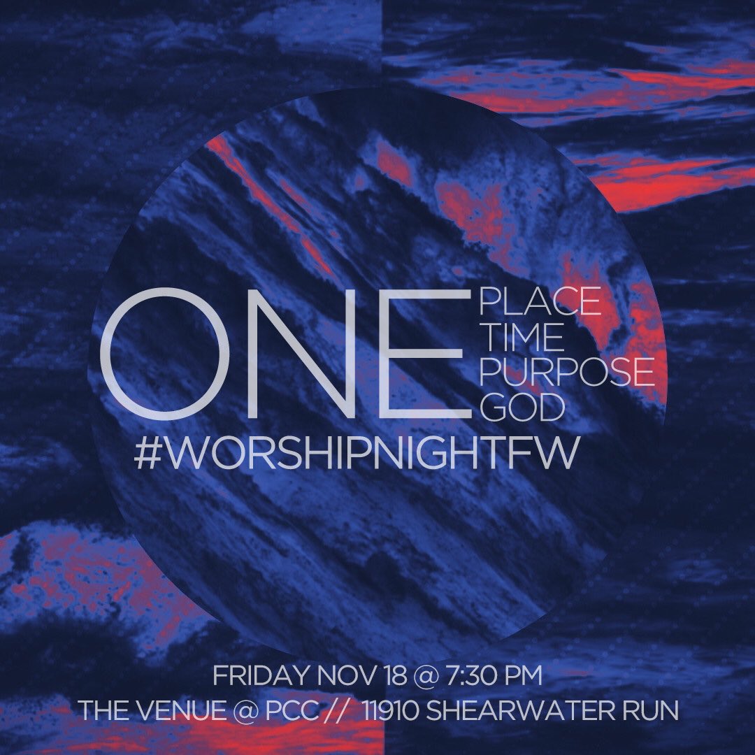 So this is happening this week! We're trying it on a Friday night...start the weekend off right! 🙌 #worshipnightFW