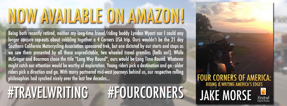 If you love #TravelWriting &amp; #Motorcycles, you'll love Four Corners of America: amazon.com/Four-Corners-A… #eBooks