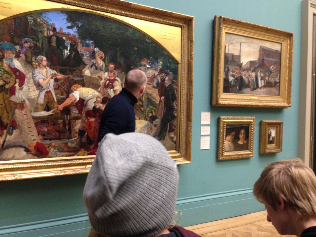 allarthistoryis's tweet image. Great day today! Here&apos;s @SimonFaulkner2 in full flow talking @MAGlearning about Ford Maddox Brown&apos;s Work at our Beyond the Frame study day.