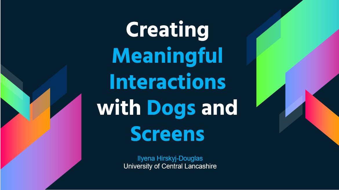 Ilyena's tweet image. Excited for @ACI2016 giving a presentation on my PhD for the Doctoral Consortium #animalcomputerinteraction @UCLanResearch @UCLanPSC