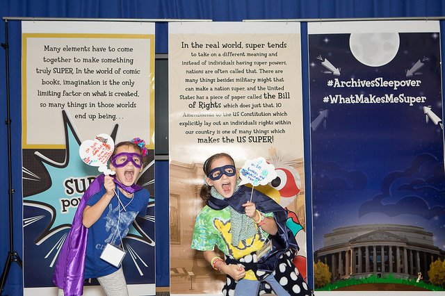 USNatArchives's tweet photo. Did you attend #ArchivesSleepover? Our photos from the event are up! https://t.co/hWJosuYP03 https://t.co/bWFpC54eX7