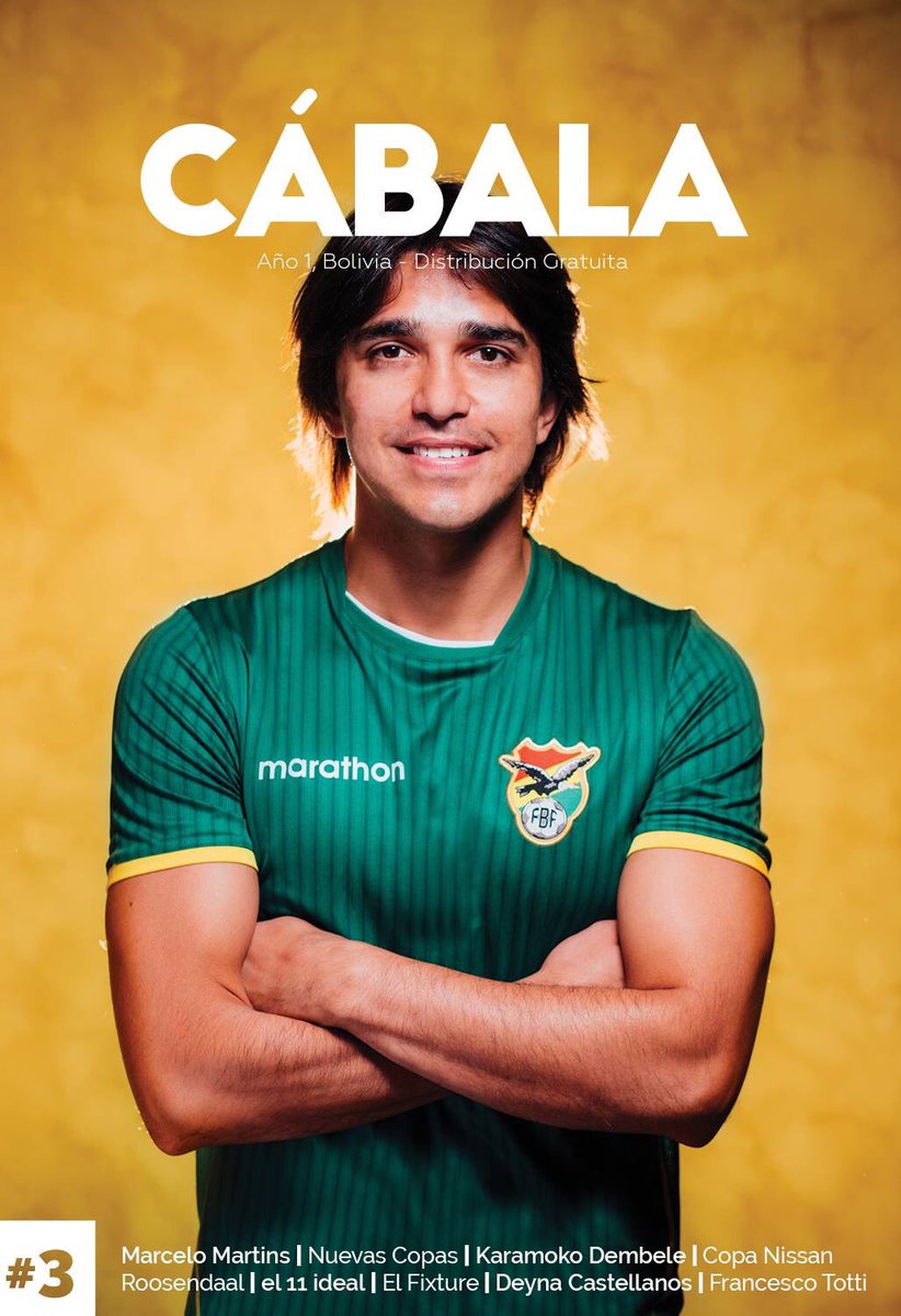 Porque la pasión no se mide por los resultados.. 

#CÁBALA 3 esta con nosotros. 

Versión digital: 
issuu.com/cabala-bolivia…
