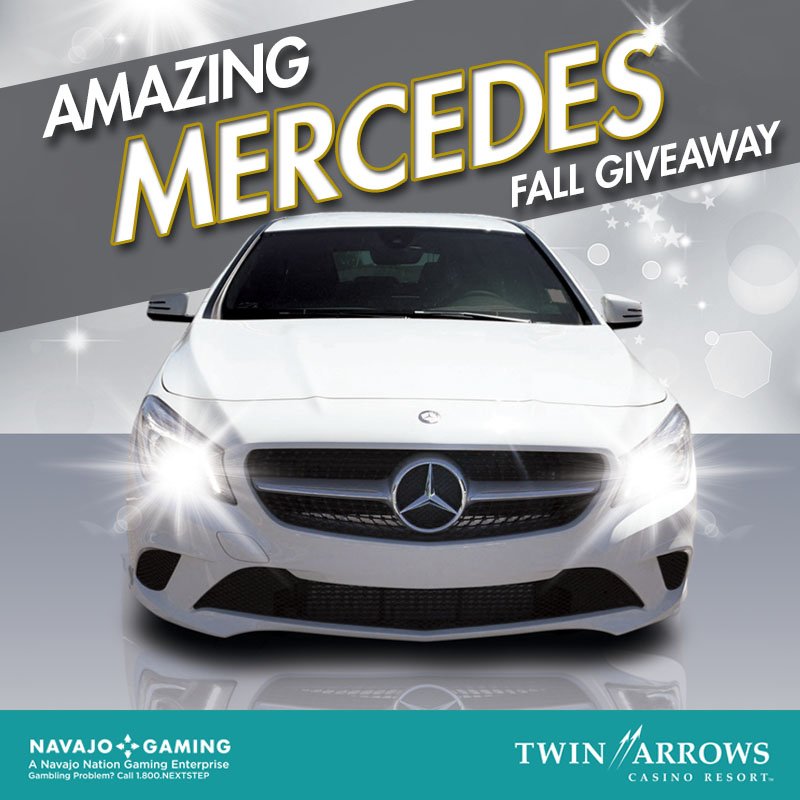 How would you like to be rolling around town in a new Mercedes-Benz CLA250?

Grand prize drawing November 27, 2016.
goo.gl/umr8Hp