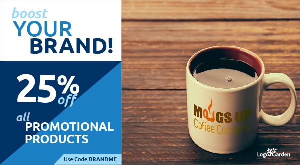 logogarden's tweet image. #SAVE 25% off all promo items now through Thursday. Make a logo or log into your account now. #smallbiz buff.ly/2f9uZpA