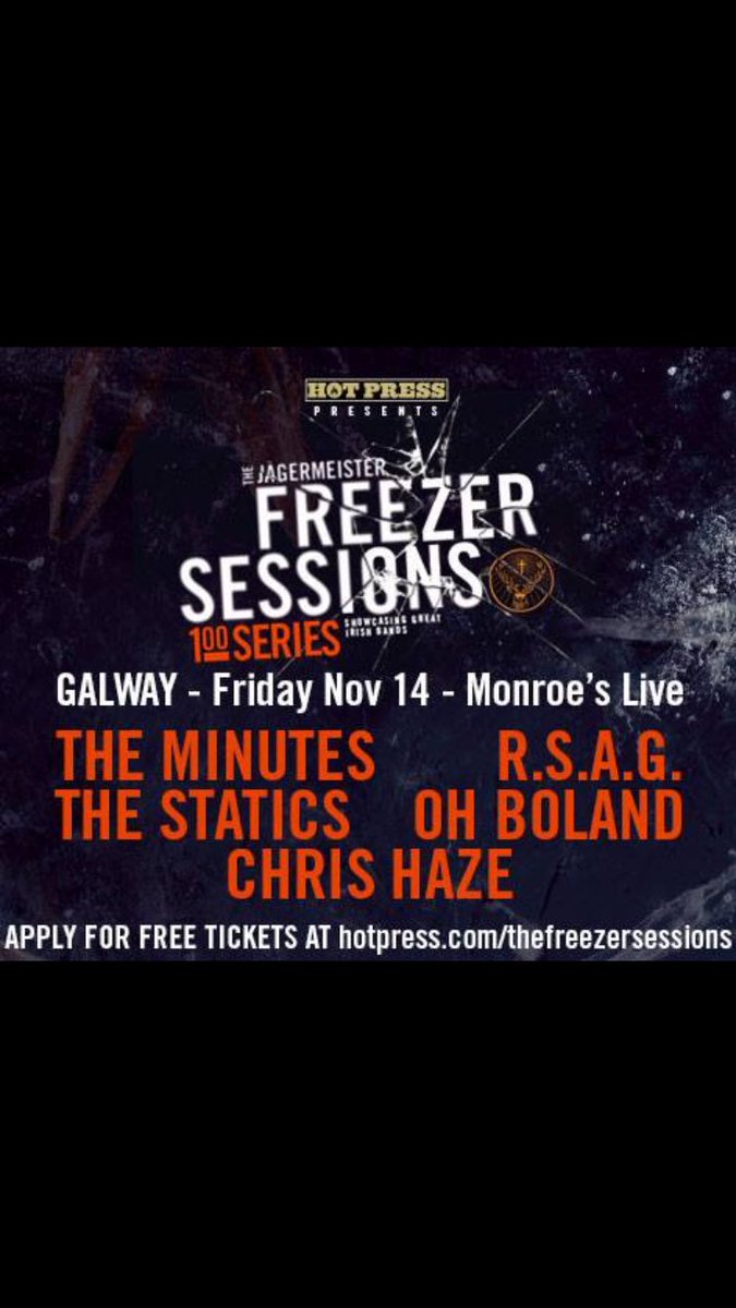 chrishazefans's tweet photo. This day 2 years ago @chrishazemusic played The Jagermeister Freezer Sessions in @MonroesLive 🎤 @hotpress #MonroesLive #Galway #Gig https://t.co/dVPw9Lv27Q