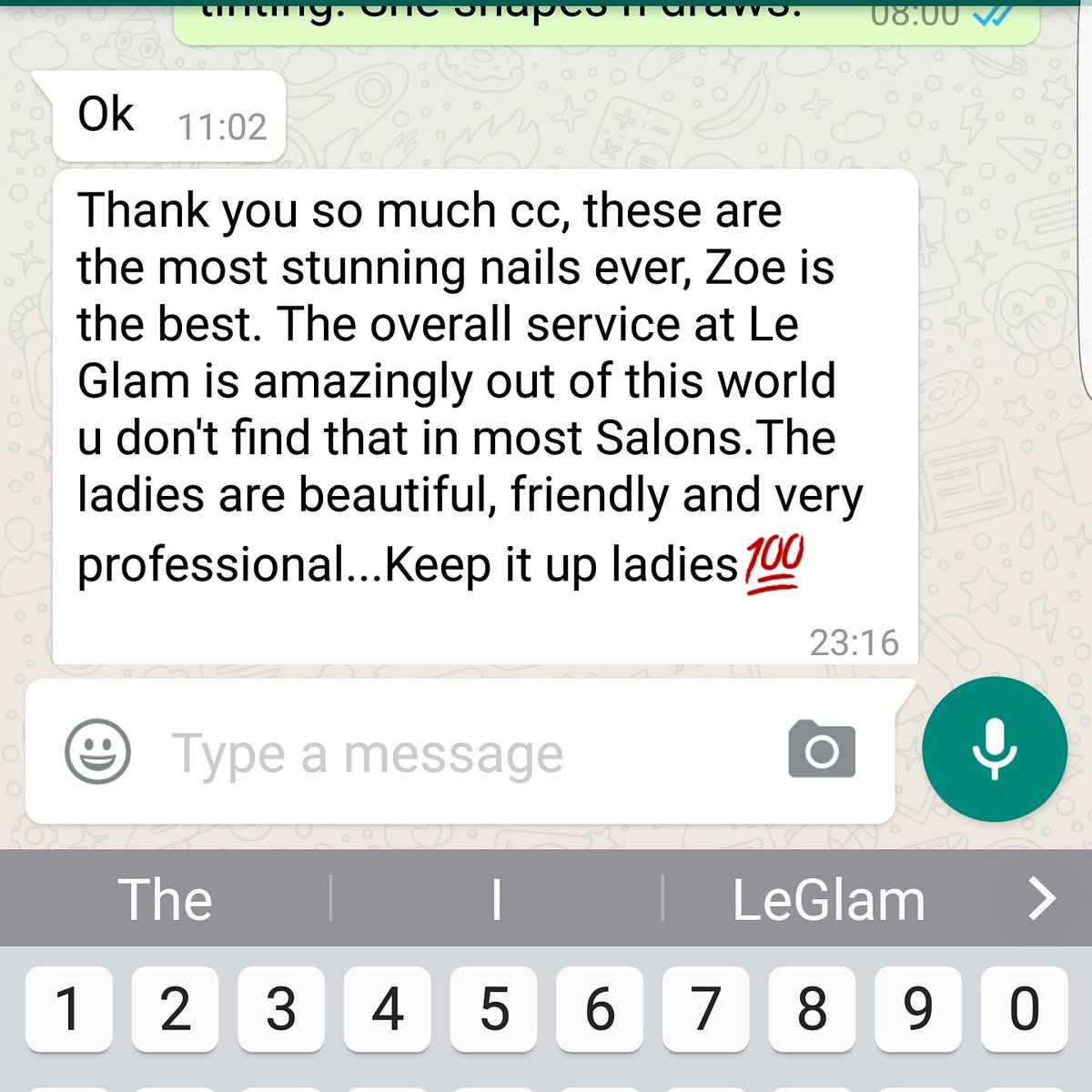 Le_Glam1's tweet photo. We all about #Happy #clients thats our no1 priority. #LeGlam #BeautyLounge #NailBar #Durban #Musgrave 0318269549 https://t.co/XNyrmokI0Q