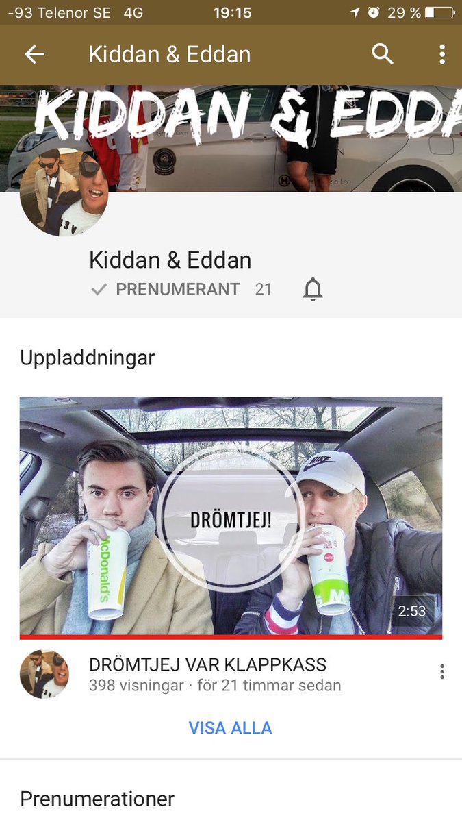 JesperEdiin's tweet image. In och tar er ett kik vetja. Släng gärna en prenumeration.🍾 

youtu.be/YC5o7DdlQoE