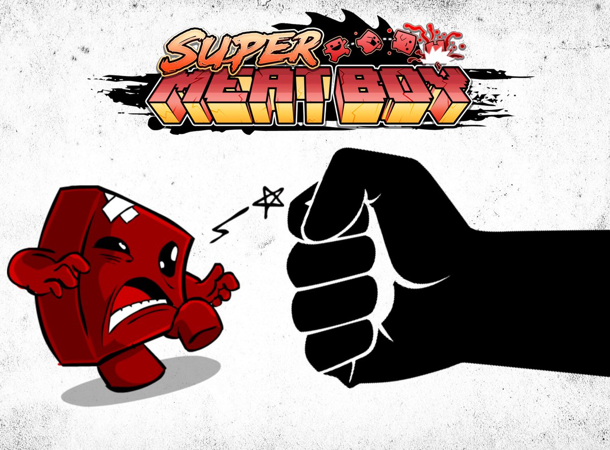 B_knight43's tweet photo. Time to beat the meat! Um...to uh...win th..meat boy? Uh...just come to the stream ok? Super meat boy in 2 hours. #supermeatboy #twitch #ps4 https://t.co/KzokC6PFl7