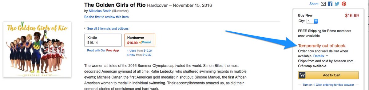 PatrickEdgett's tweet photo. Looks like the #GoldenGirlsofRio sales are going well...pre-ordered and still waiting. Keep crushing it @4NIKKOLAS! https://t.co/KIMbpQtFNw