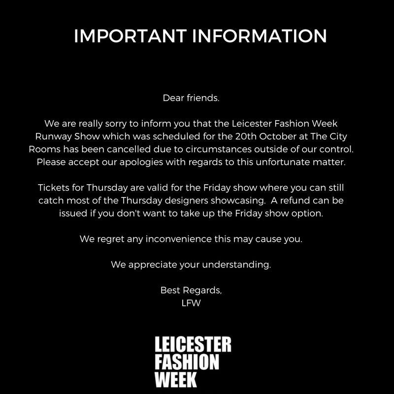 DollsMadHattery's tweet image. @Leicester_Merc @Nottingham_Post  @LeicsFashionWk won't refund local designers for a show they cancelled the night before. #leicesterhour