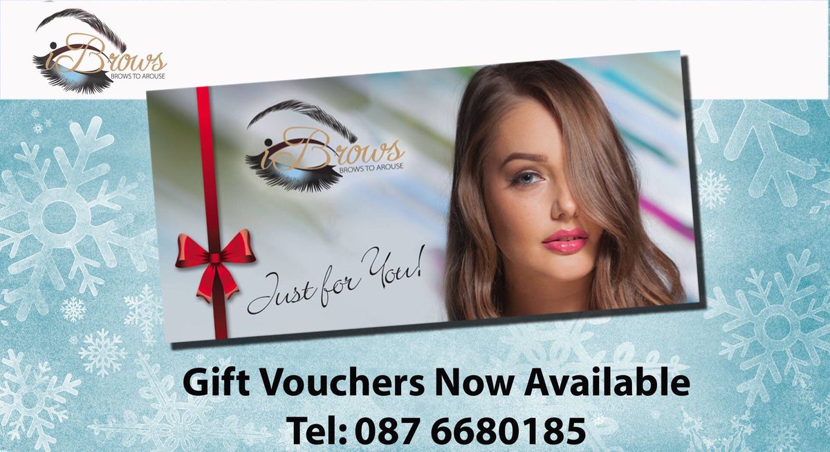 AileenMoran17's tweet photo. Why not give the gift of perfect #Eyebrows this #Christmas with #giftvouchers from @AileenMoran17 #Beauty 🎄☃️🎁 https://t.co/siA15col7d