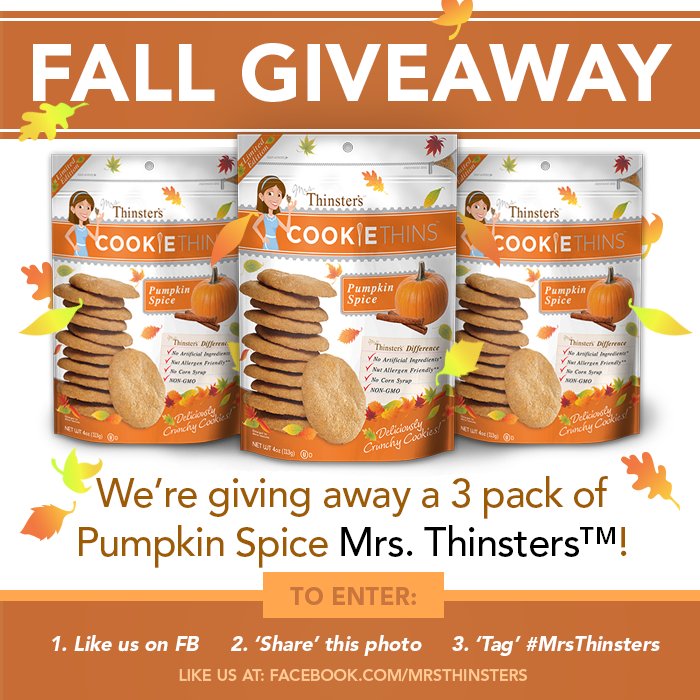 ThinstersCookie's tweet photo. We're 10 days to #THANKSGIVING! Let's get u prepped w/ a little post-feast snack! LIKE + RETWEET 2 WIN (US RESIDENTS, ENDS 11/15 NOON EST!) https://t.co/8SK45M0YG3