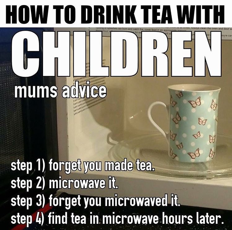 parentingforyou's tweet photo. How to drink tea with children 👶🏼☕️🙈 #parentingforyou #parenting #parent https://t.co/EYgsq9eagp