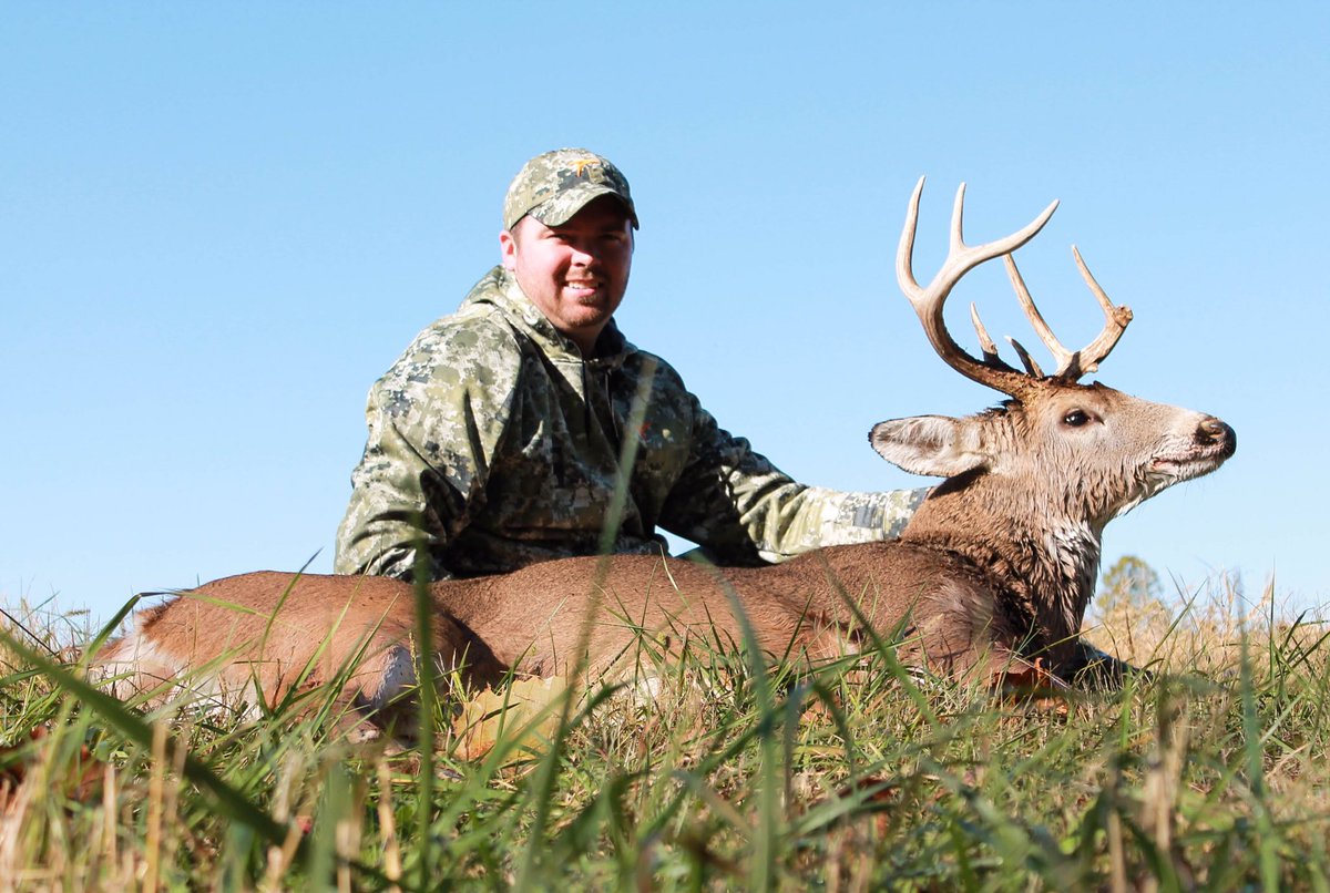 The Rut is on FIRE in Kentucky! Alex laid the hammer on this ole warrior after chasing a doe! God is good!