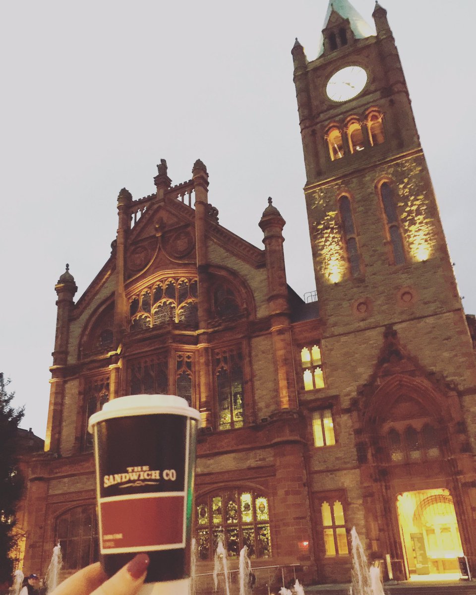 TheSandwichCo1's tweet photo. A nice evening for a take away Sandwich Co Latte and a stroll around our lovely city! Have a good evening from all our sandwich company crew https://t.co/p72xqr0v9i