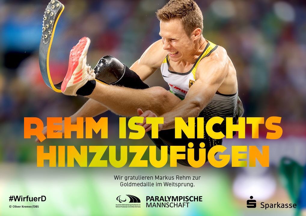 Sportler des Jahres 2016 gesucht: Abstimmen für Paralympicssieger Markus Rehm unter: dbs-sportlerwahl.de #WirfuerD #Rio2016