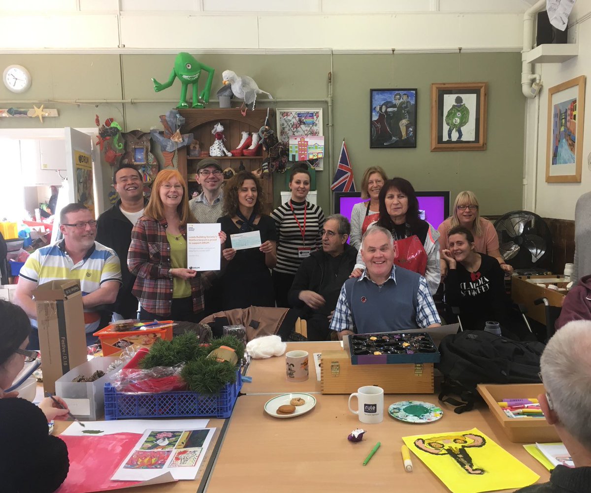 DRUM Watford в Twitter "Huge thanks to the Watford Branch of Leeds Building Society who