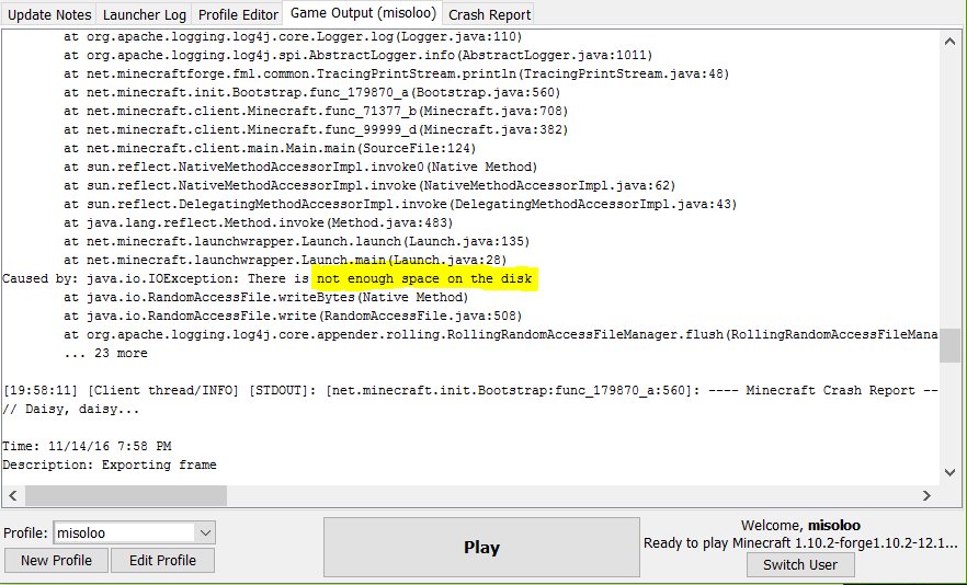 misode_'s tweet image. Lol I was wondering why it crashed like 5 times in a row... #replaymod