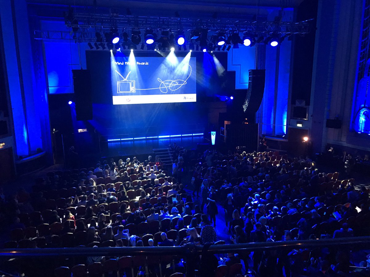 MindCharity's tweet photo. Guests are seated and the @TroxyLondon's looking swell! Almost time to begin #VMGMindAwards https://t.co/kF1YJwuLE7