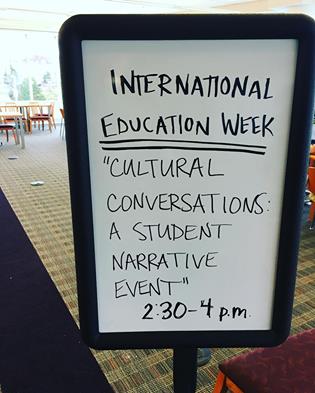 NOVALibraries's tweet photo. Come join us at #LOCampus library today for "Cultural Conversations" on the 3rd floor in the library (LC building)! #IEW #LOGlobal https://t.co/2Cw05CEX2Q