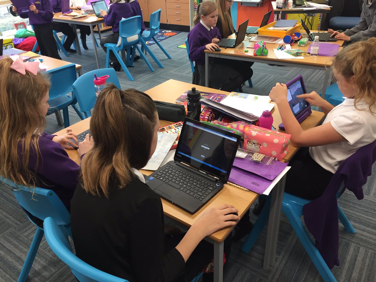 southdaleps's tweet photo. P6/7 using iPads and laptops to prepare for the West Lothian SumDog challenge #sddigilearn #sdnumeracy https://t.co/jdJbviQTmG
