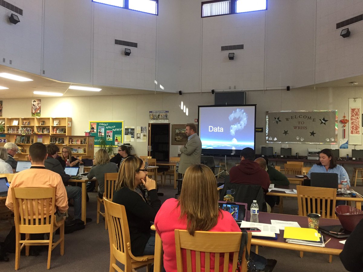 Great things are happening at WRHS!! #PLCTraining #StudentsFirst <a href="/DrBrandonDoubek/">Brandon Doubek</a> <a href="/sascjs31/">Clara Schmiedt</a> #ProudtobeMUSD #EvidenceofLearning