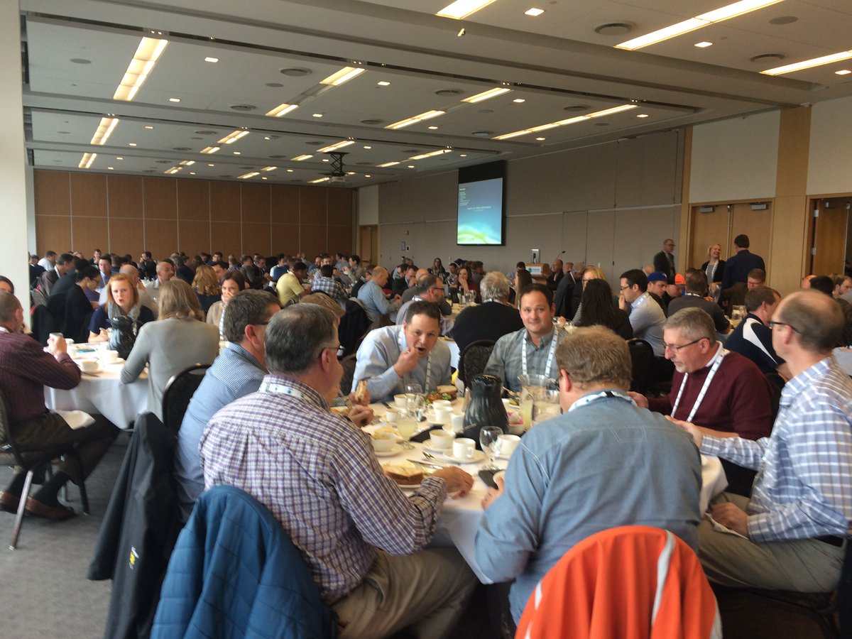 Registration and lunch are underway at <a href="/BanffCentre/">Banff Centre</a>. After lunch we'll be officially kicking off the #BayerSummit with our first session!