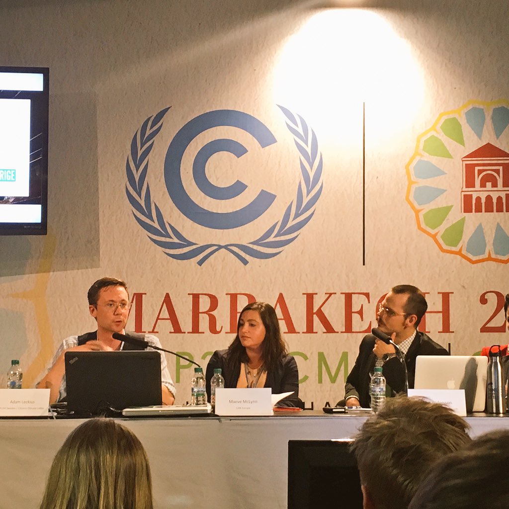 collinrees's tweet image. "Members of Parliament frequently meet w/ 10 NGOs at once for 20 minutes – then have a 2-hr private lunch w/ 1 lobbyist." #ZeroFossil #COP22