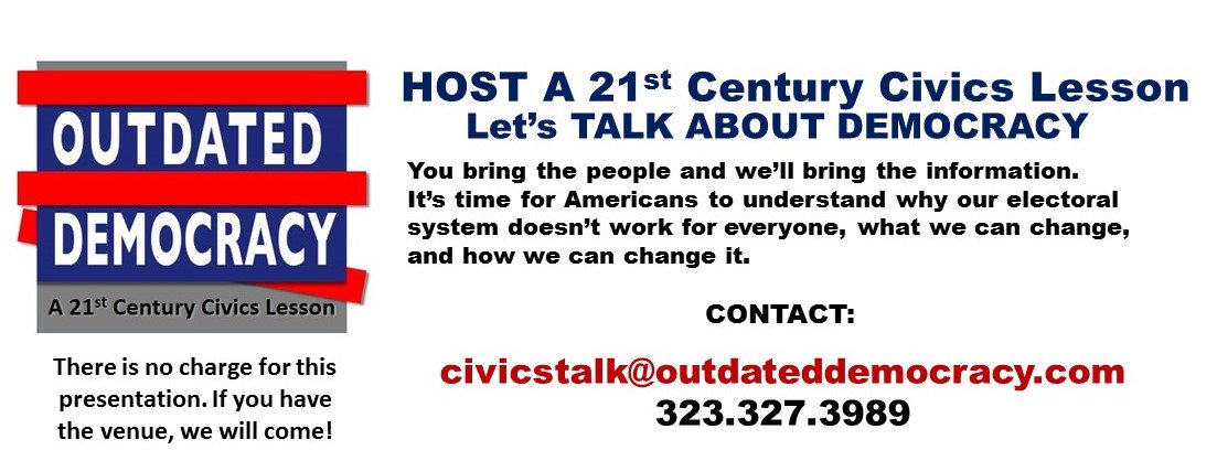 ODDemocracy's tweet photo. HOST a 21st Century #CivicsTalk The sooner we talk, the sooner things change. Will bring teach-in to your campus or org. #OutdatedDemocracy https://t.co/1qk7egYTU5