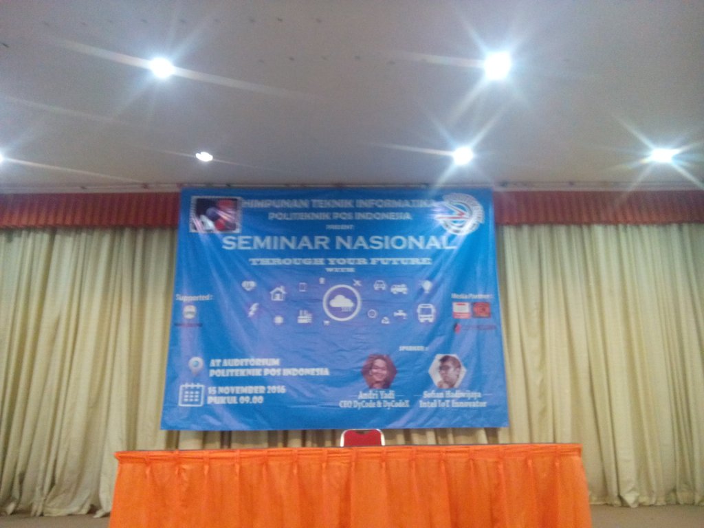 Sebentar lagi mulai Yahhh