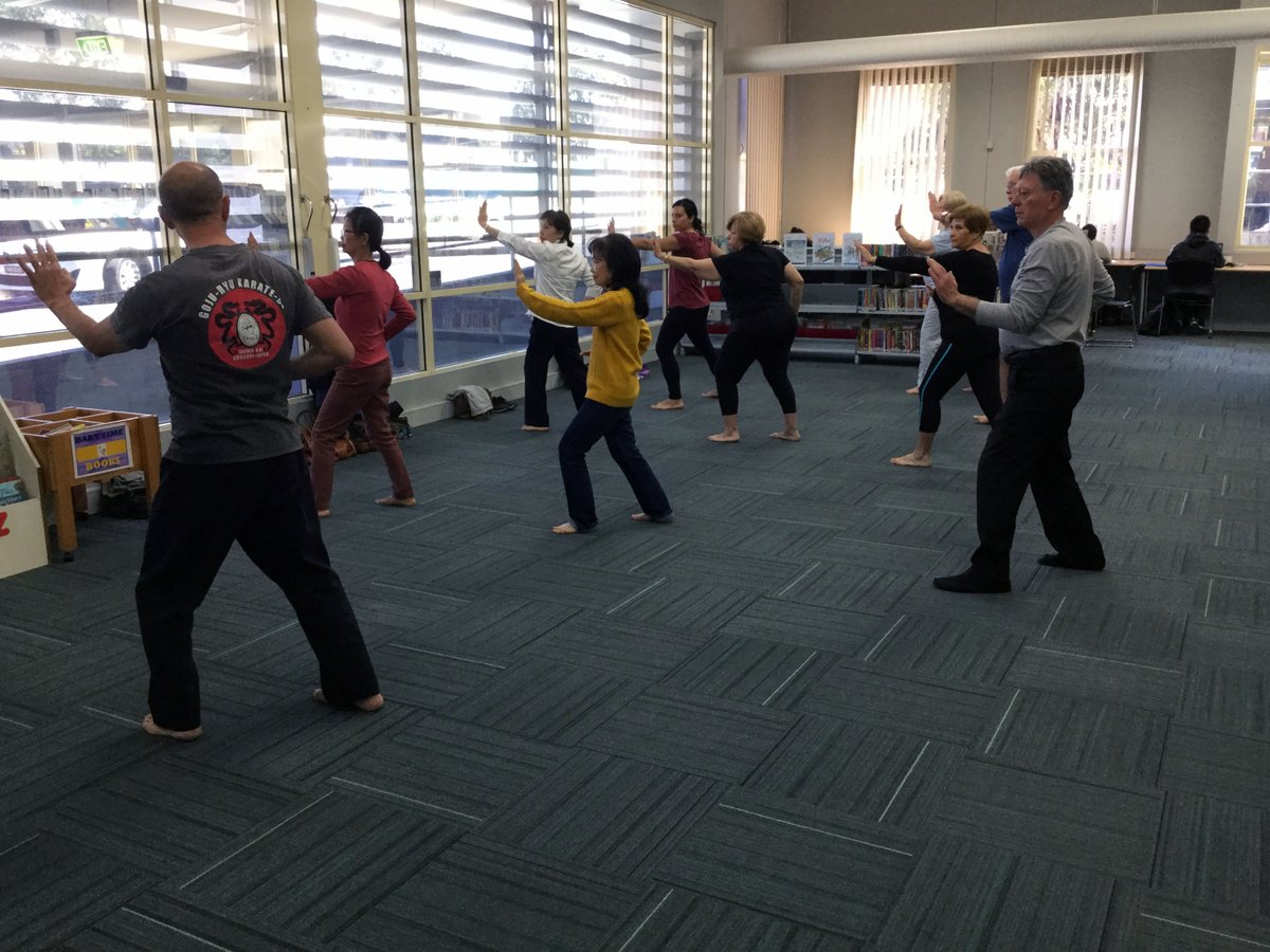 FCOpenLibraries's tweet photo. Attendees of the Tai Chi for Beginners classes at #WetherillParkLibrary enjoyed the classes immensely and even have asked for more sessions. https://t.co/Q9eLir5liR