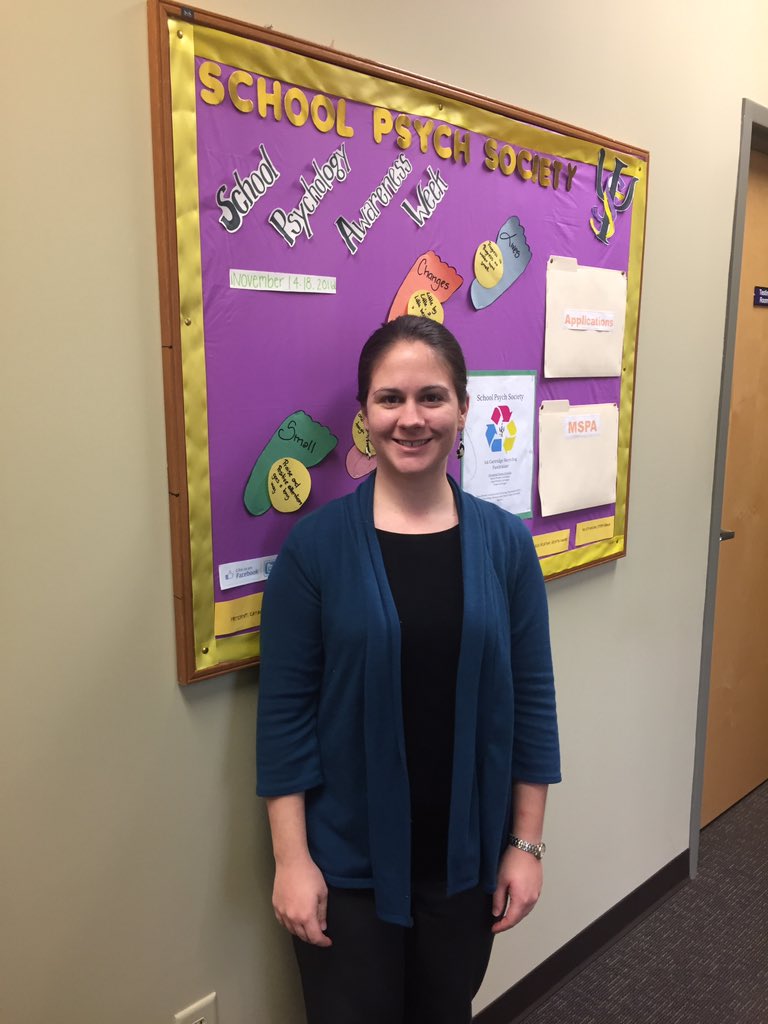 Meet school psych student, Rachel. 
What's a small step that can change a life?
Donating new/used school supplies to those in need.
#SPAW