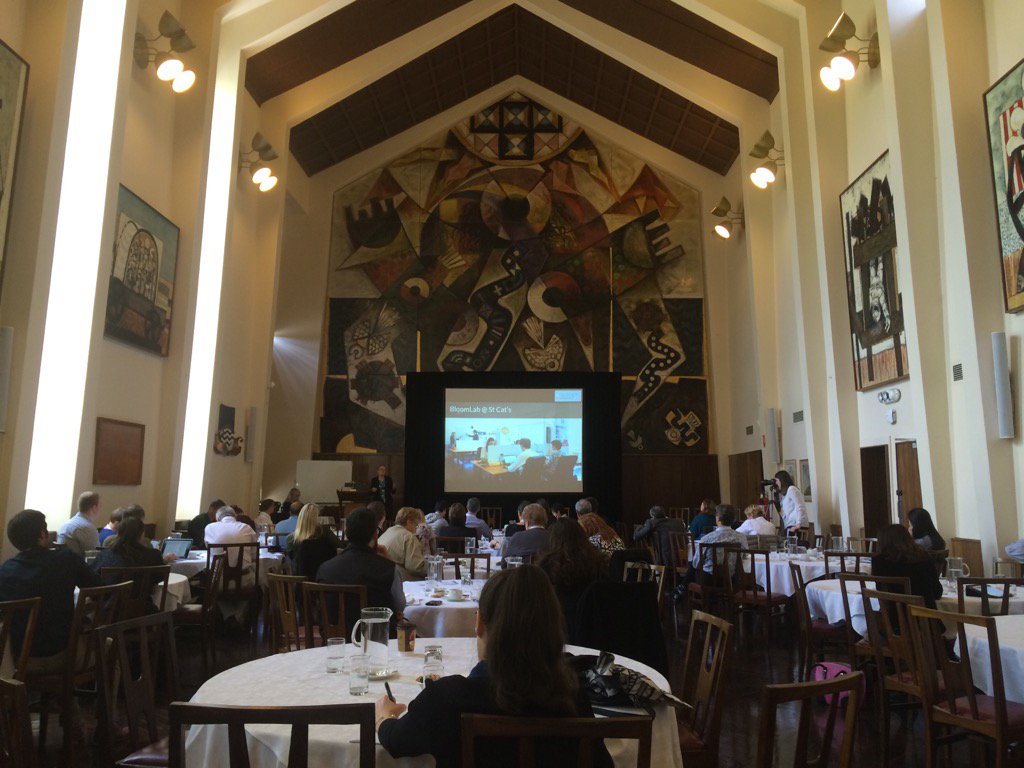 Michael_Eamon's tweet image. University colleges = hubs for 21st century business innovation  #bloomlab #CWI2016 @TrentUniversity @Traill_College