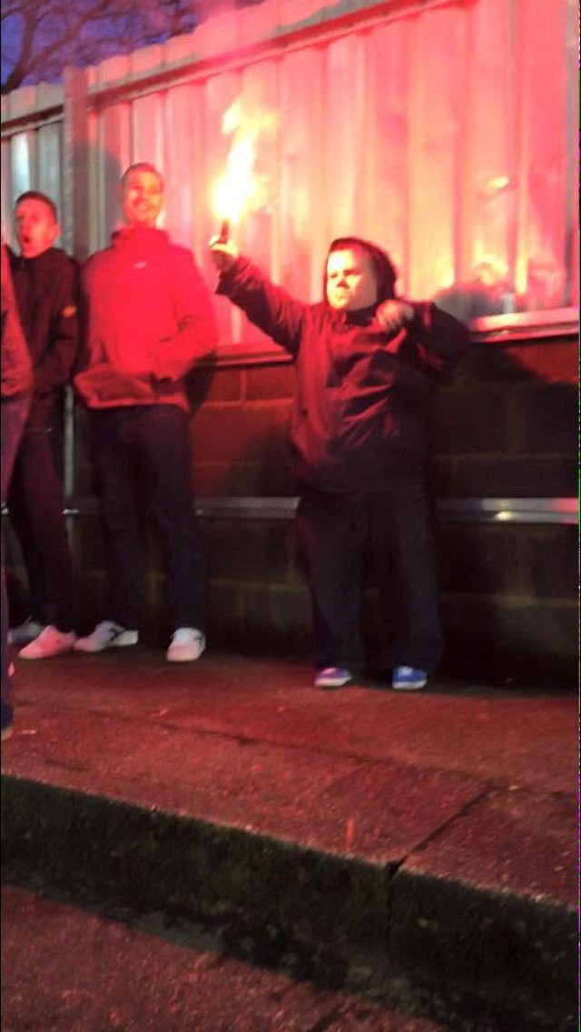 THardnuts's tweet image. Introducing 'Little G'. We call him that cos his names George and he's extremely Little. Gives a mean headbutt to the Bollocks 👊 #Hardnuts