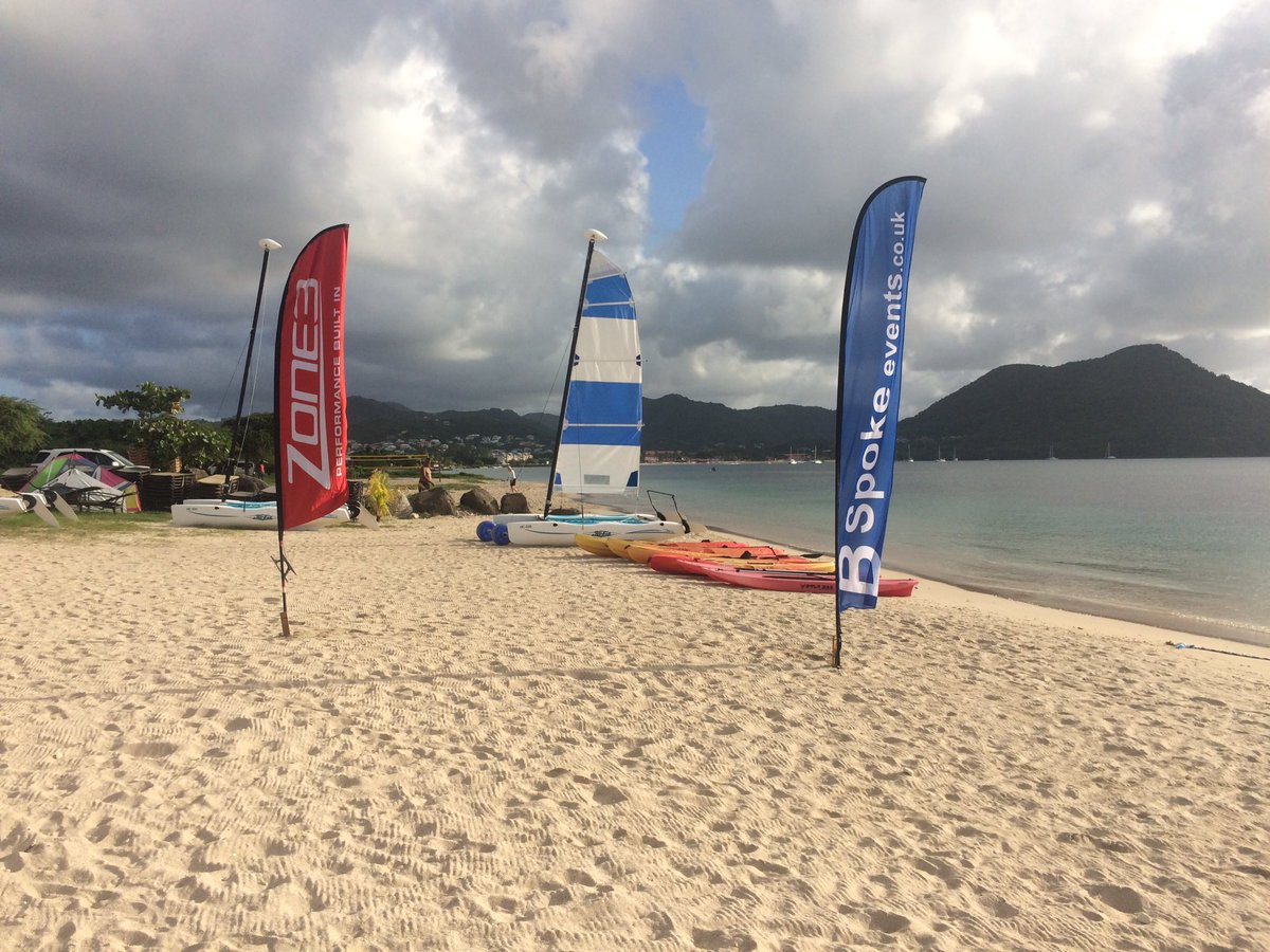 Zone3 come to the Caribbean.
Getting the swim/beach ready for this week's activities. It's going to be warm